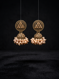Pearl Grace Jhumka Earrings – Where Classic Tradition Meets Modern Elegance