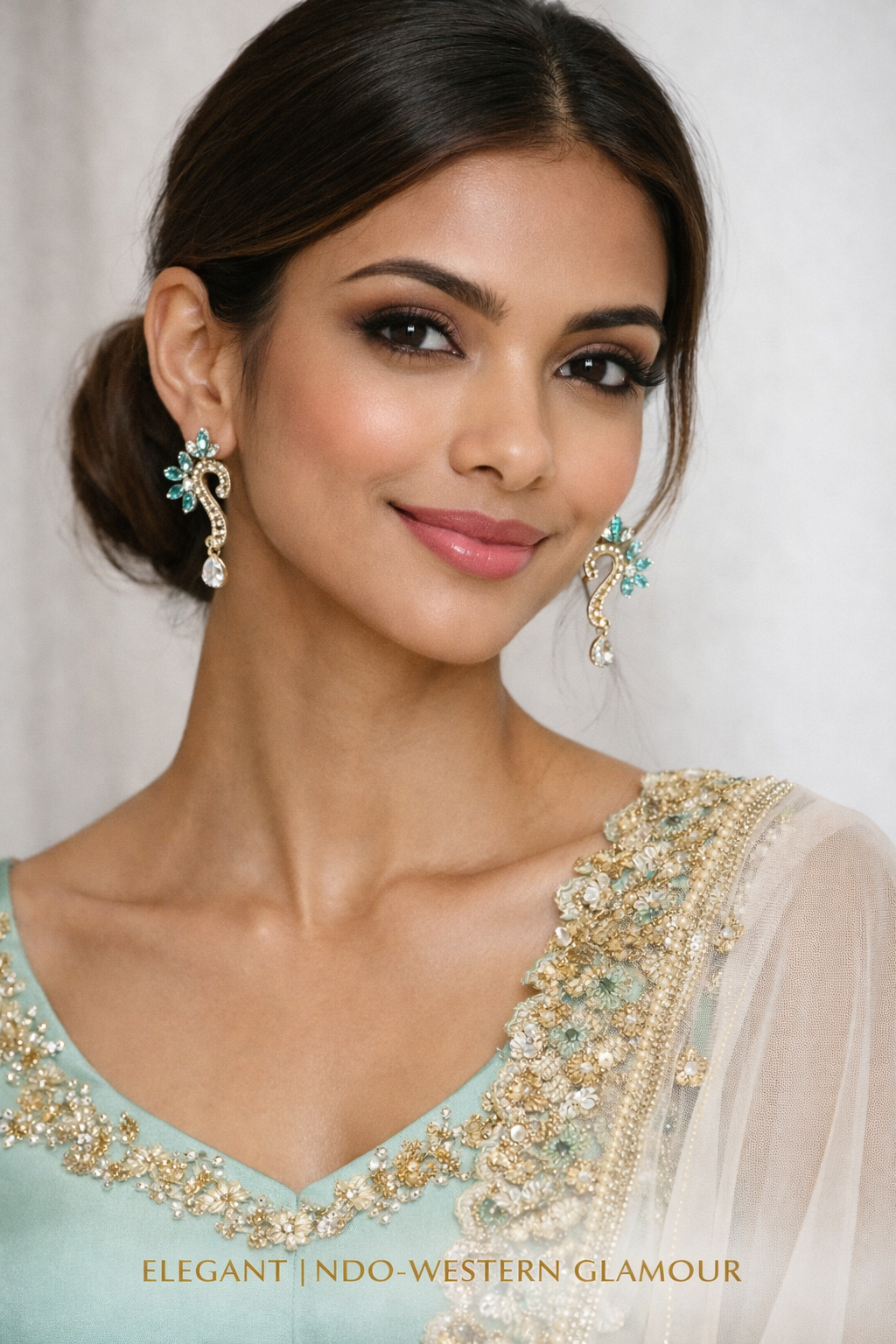 Kolonil Celestia Aqua Drop Earrings